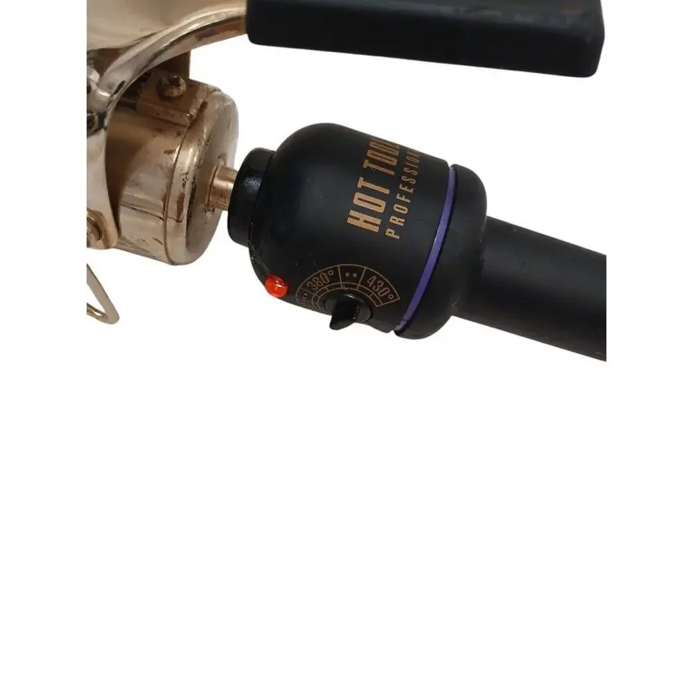Salon Hot Tools Curling Iron Professional 1.5 Wide Barrel 24K Gold‎ Curls Swivel